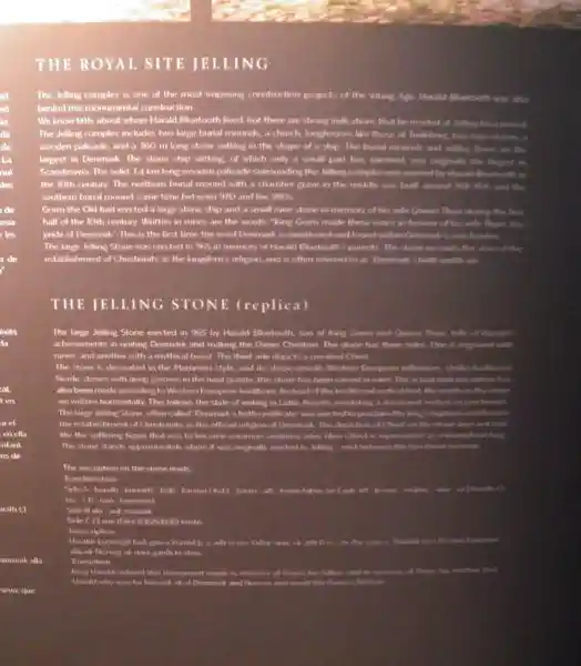 Crucifix-like Motif from the large Jelling Stone